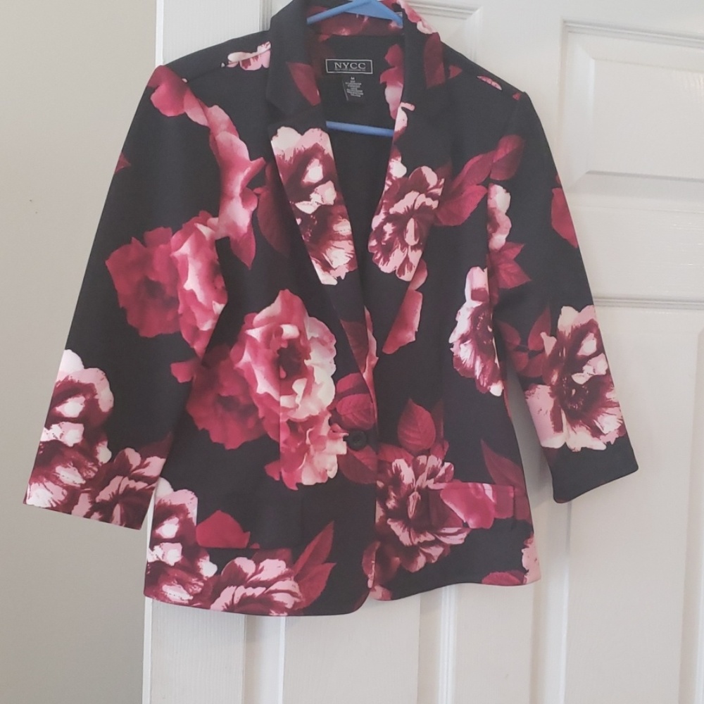 Floral Print Blazer